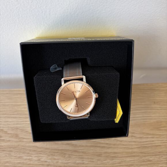 Invicta Lady 38 mm‎ Stainless Steel Rose Gold + Steel Rose Gold Dial Pc21 Quartz main image 4